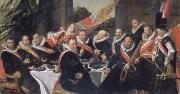 Frans Hals Festmabl of the officers of the St. Jorisdoelen in Haarlem Germany oil painting artist